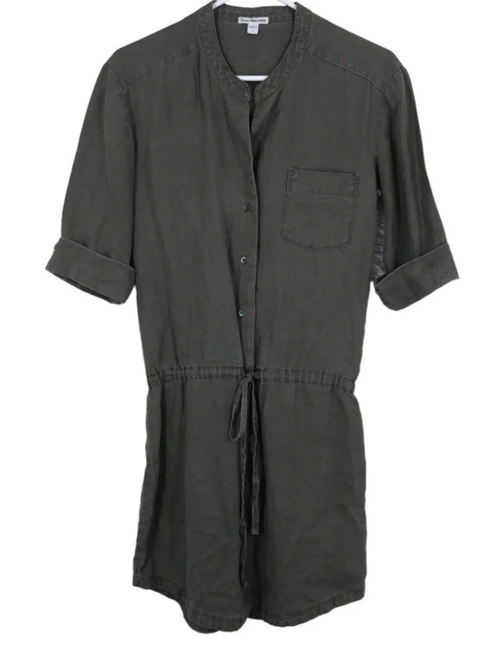 Standard James Perse Line Drop Waist Lagan Shirt Dress, , size 2 (medium)
